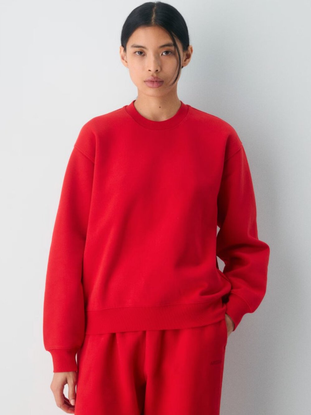 Aritzia Cozy Sweatfleece Perfect Crew Sweatshirt